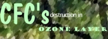 CFCs ultimately after 1-2 years, reach the stratosphere and are broken down by UV radiation. The chlorine atoms within them are released as chlorine monoxide and directly attack ozone. These chlorine molecules act as a catalyst. In the process of destroying ozone, the chlorine atoms are regenerated and begin to attack other ozone molecules... and so on, for thousands of cycles before the chlorine atoms are removed from the stratosphere by other processes.